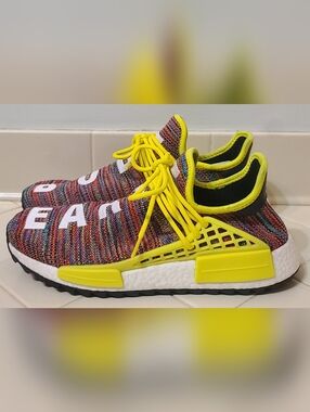 Adidas x Pharrell Williams NMD Human Race Trail "Multicolor" Men's Size 9.5